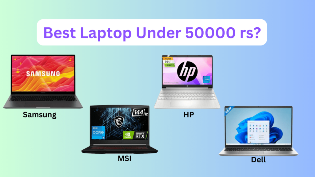 Best Laptop under 50000