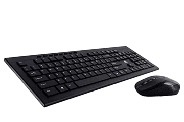 HP USB spill resistant keyboard and mouse combo