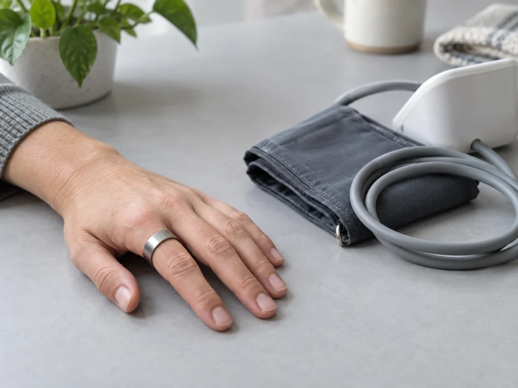 Circular Ring Blood Pressure Is Live. Read the Word Estimate Carefully