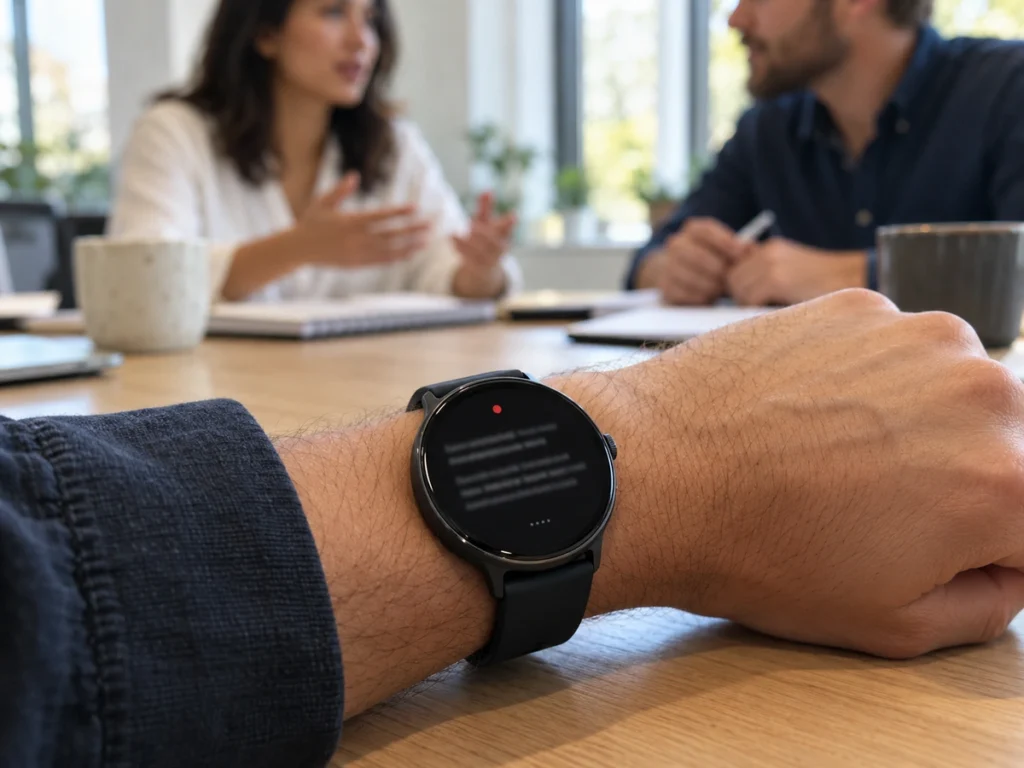 The TicNote Watch Records for a Day on One Charge, and Transcribes 10 Hours a Month for Free